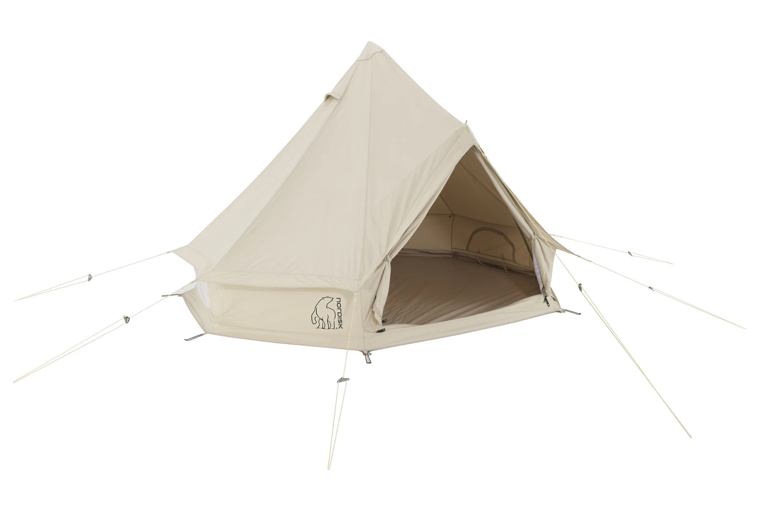 Nordisk Asgard 7.1 M² Tent Technisch Katoen, Beige 3 Nordisk Asgard 7.1 M² Tent Technisch Katoen, Beige