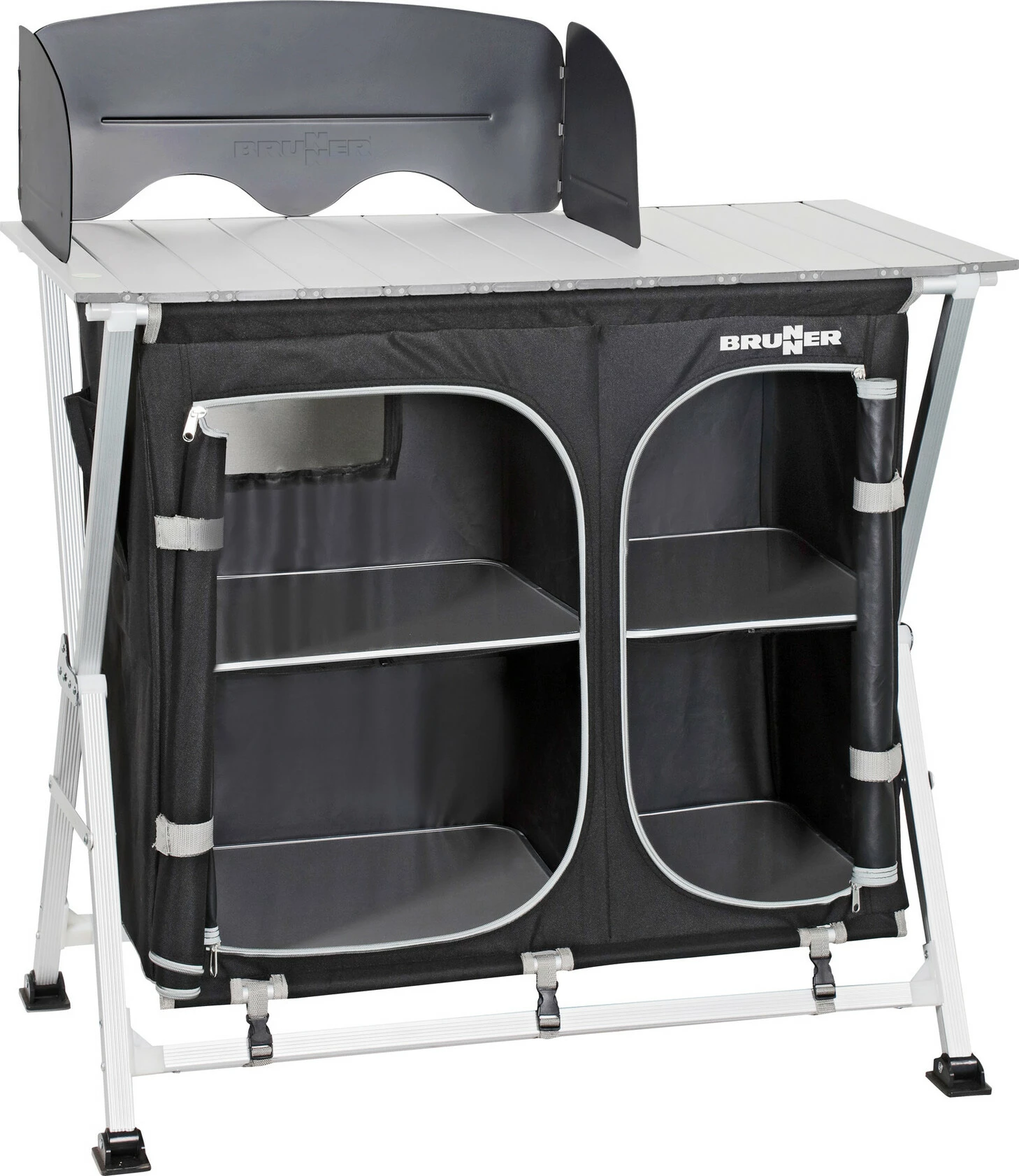 Brunner Azabache CT Cross Square Multifunctioneel Kastje, Zwart/grijs 3 Brunner Azabache CT Cross Square Multifunctioneel Kastje, Zwart/grijs