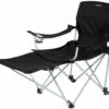 CAMPZ Akita Chair ST Lounger, Zwart -Nordisk Winkel campz akita st lounger chair black grey 1