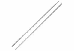 CAMPZ Aluminium Tentstok Met 9.5mm Hoes 2 Stuks, Zilver