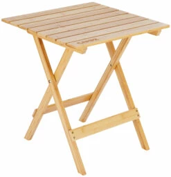 CAMPZ Bamboe Klaptafel 51x49,7x57,7cm, Bruin