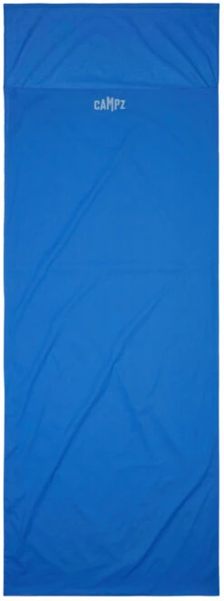 CAMPZ Surfer Sleeping Bag Liner Egyptian Cotton, Blauw