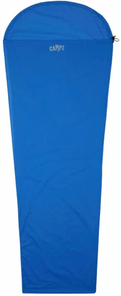 CAMPZ Trekker Sleeping Bag Liner Egyptian Cotton, Blauw