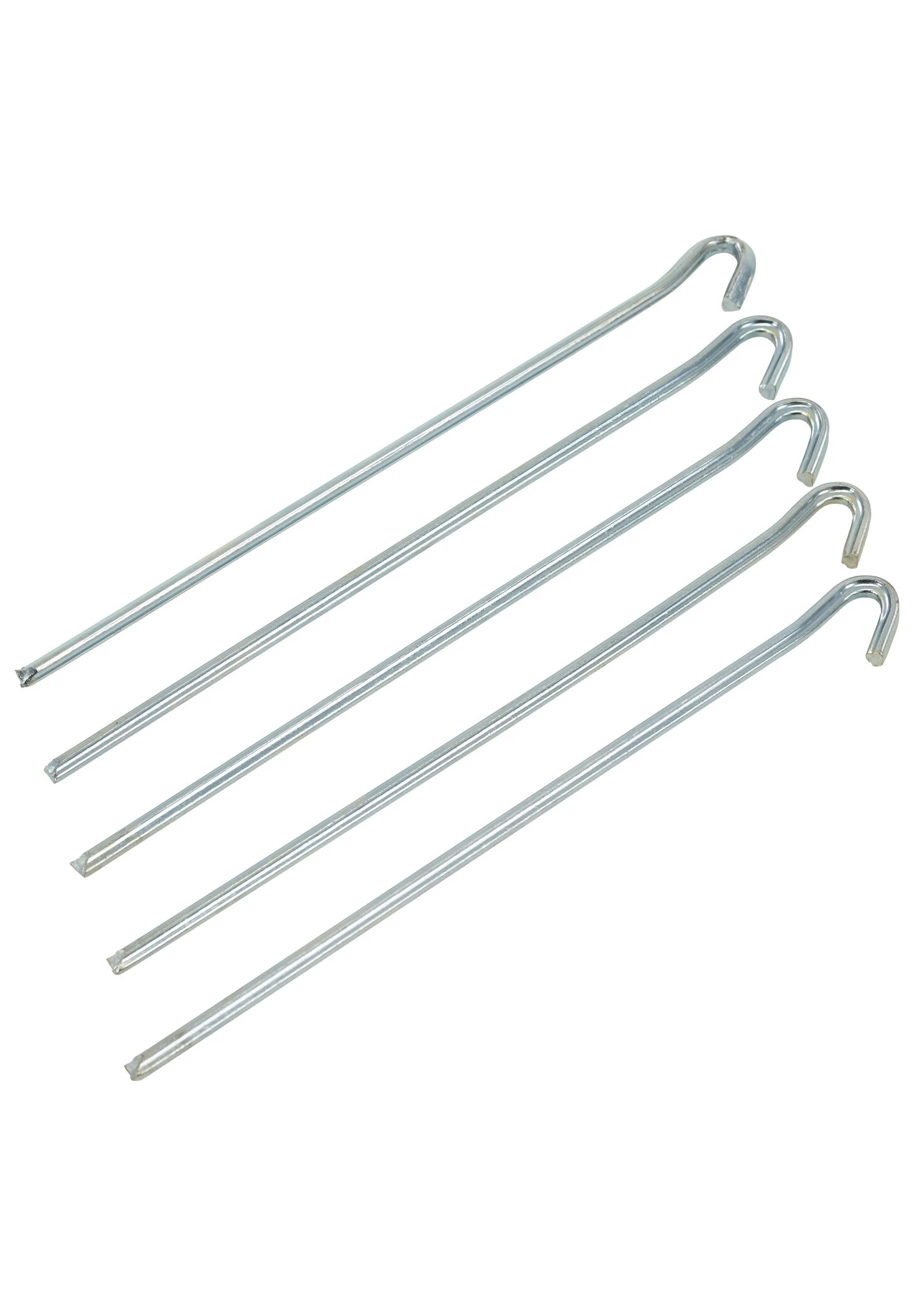 CAMPZ Ijzeren Tentharing 30cm 3-Edge, Zilver 3 CAMPZ Ijzeren Tentharing 30cm 3-Edge, Zilver