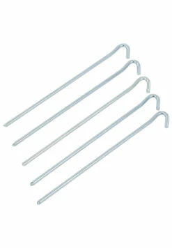 CAMPZ Stalen Tentharing 30cm Rond, Grijs