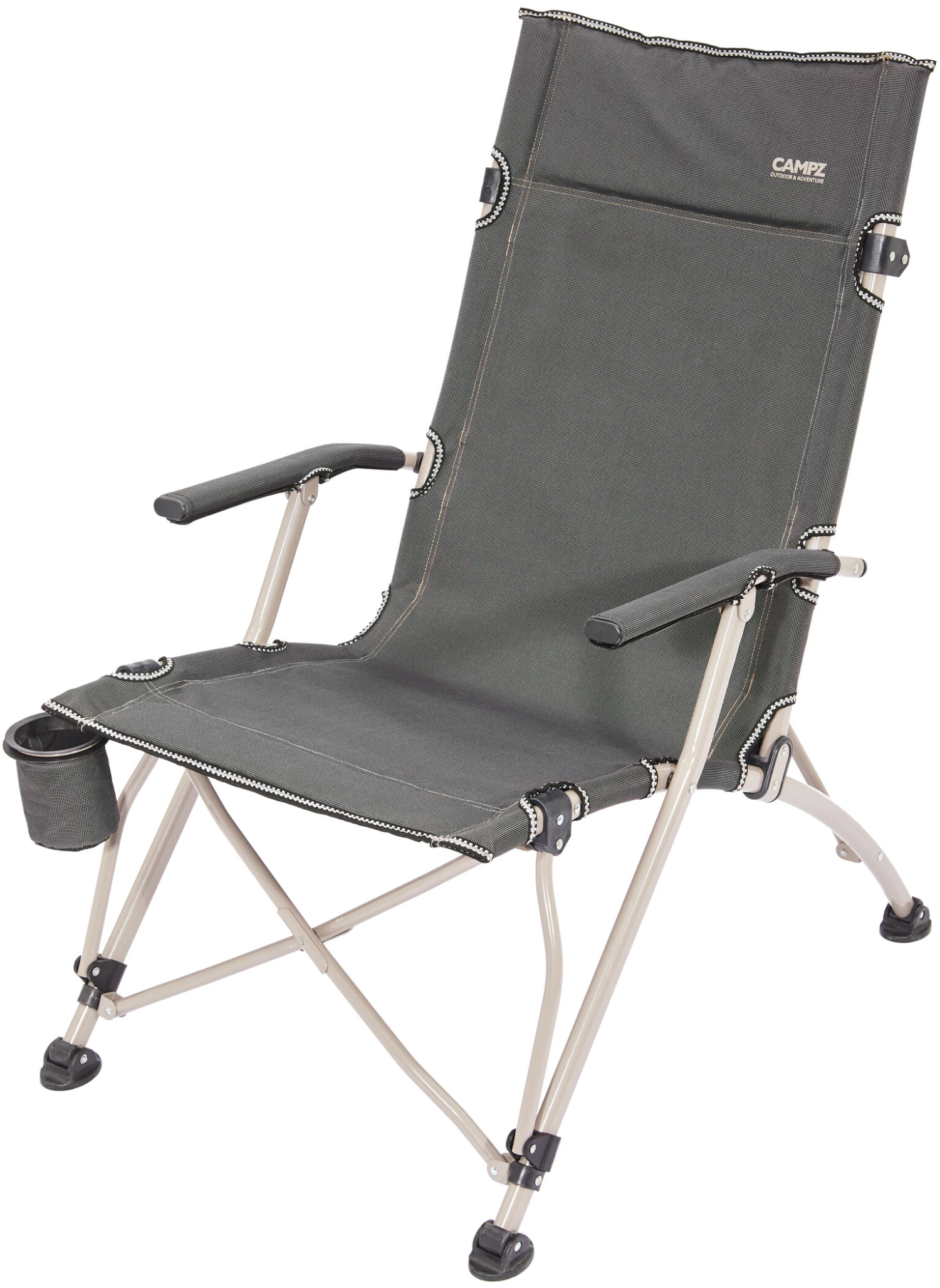 CAMPZ Vouwstoel, Grijs 3 CAMPZ Vouwstoel, Grijs
