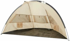 CAMPZ FG UV 50+ Zonneschuilplaats Trapezium, Beige/grijs