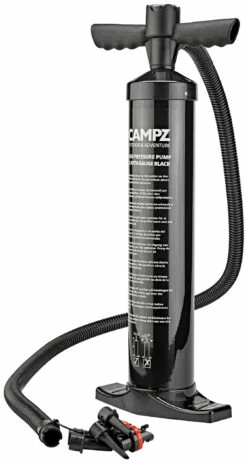 CAMPZ High Pressure Pomp 3l Met Meter, Zwart