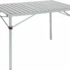 CAMPZ Kyoto Table AL 107x70x70cm, Zilver -Nordisk Winkel campz kyoto al table 107x70x70cm silver black 1