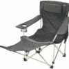 CAMPZ Lounger Vouwstoel Met Voetensteun, Grijs -Nordisk Winkel campz lounger faltstuhl mit fussablage anthrazit 1