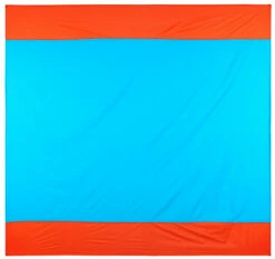 CAMPZ Picknick Deken 210x200cm, Turquoise/oranje