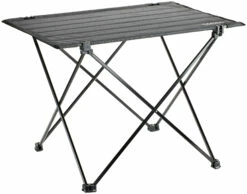 CAMPZ Uitrolbare Tafel 55x42x40cm Ultra Light, Zwart/grijs