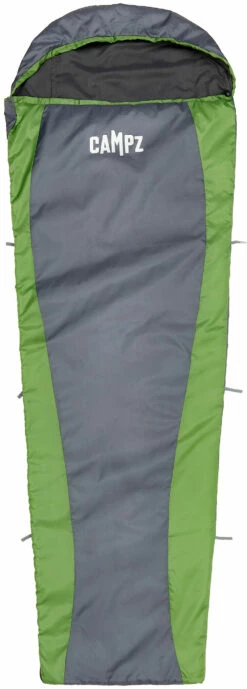CAMPZ Surfer 70 Sleeping Bag Light, Groen/grijs
