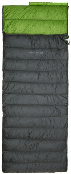 CAMPZ Surfer Light 265 Down Slaapzak, Grijs/groen