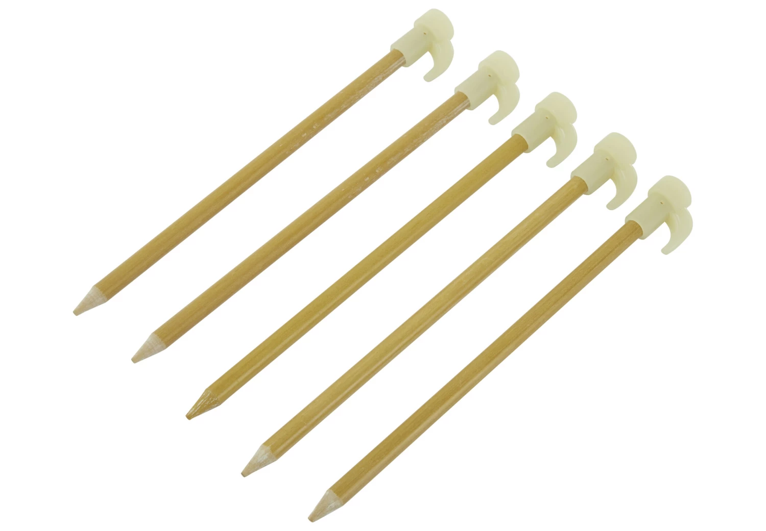 CAMPZ Tentharing 20cm Fosforescerend Plastic Hoofd, Geel 3 CAMPZ Tentharing 20cm Fosforescerend Plastic Hoofd, Geel