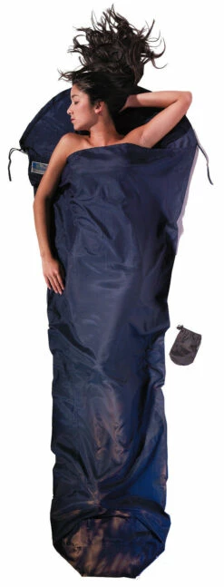 Cocoon MummyLiner Zijde Katoen, Blauw