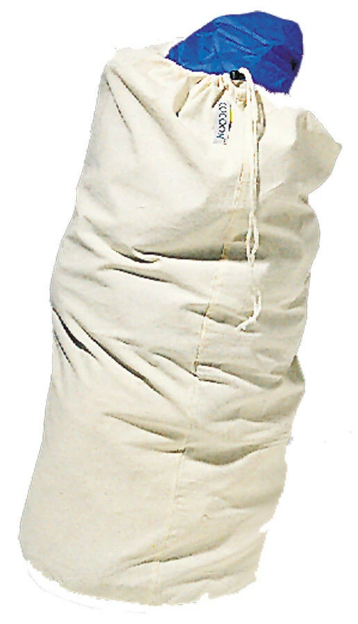 Cocoon Slaapzak Opbergzak Katoen, Beige/wit 3 Cocoon Slaapzak Opbergzak Katoen, Beige/wit