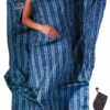 Cocoon TravelSheet Zijde, Blauw -Nordisk Winkel cocoon travelsheet inlet silk checked silk 1