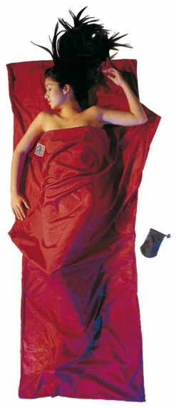 Cocoon TravelSheet Zijde Katoen, Rood