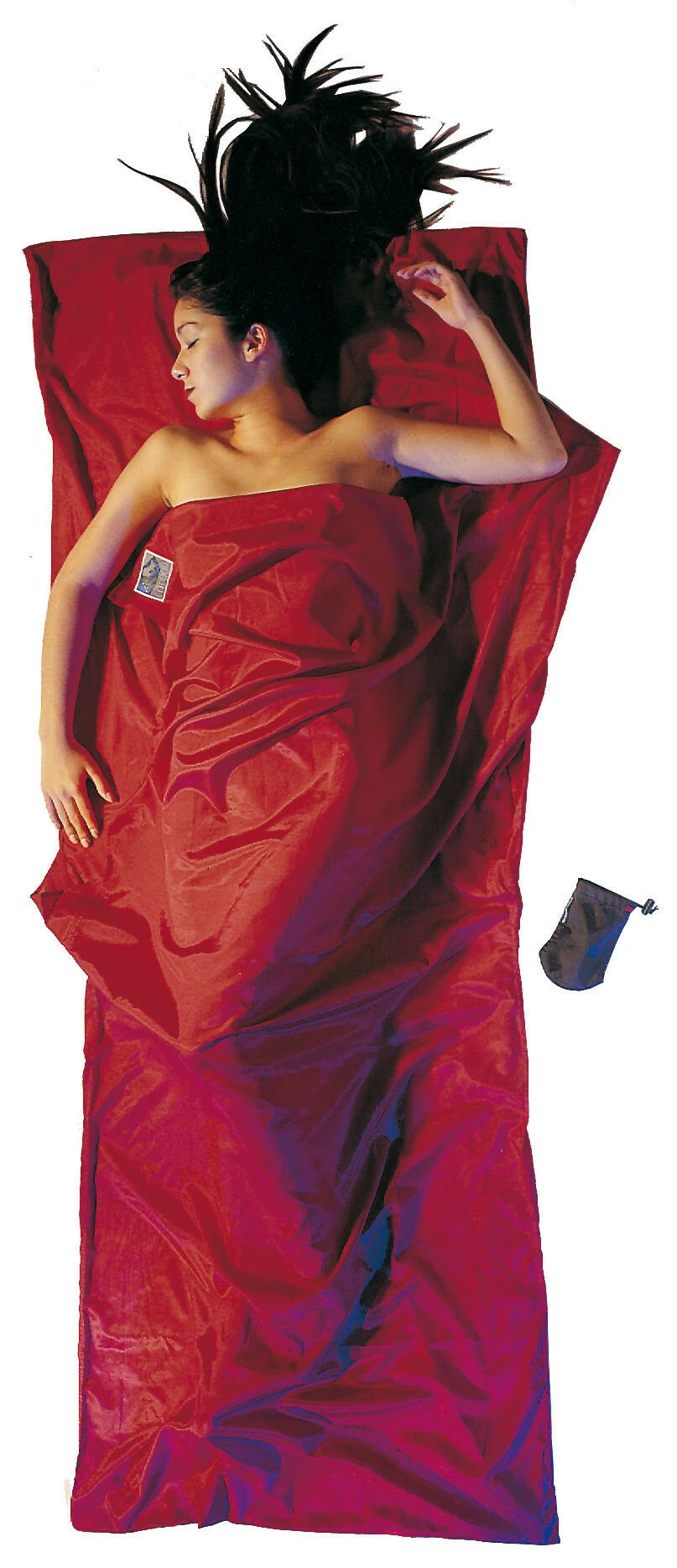 Cocoon TravelSheet Zijde Katoen, Rood 3 Cocoon TravelSheet Zijde Katoen, Rood