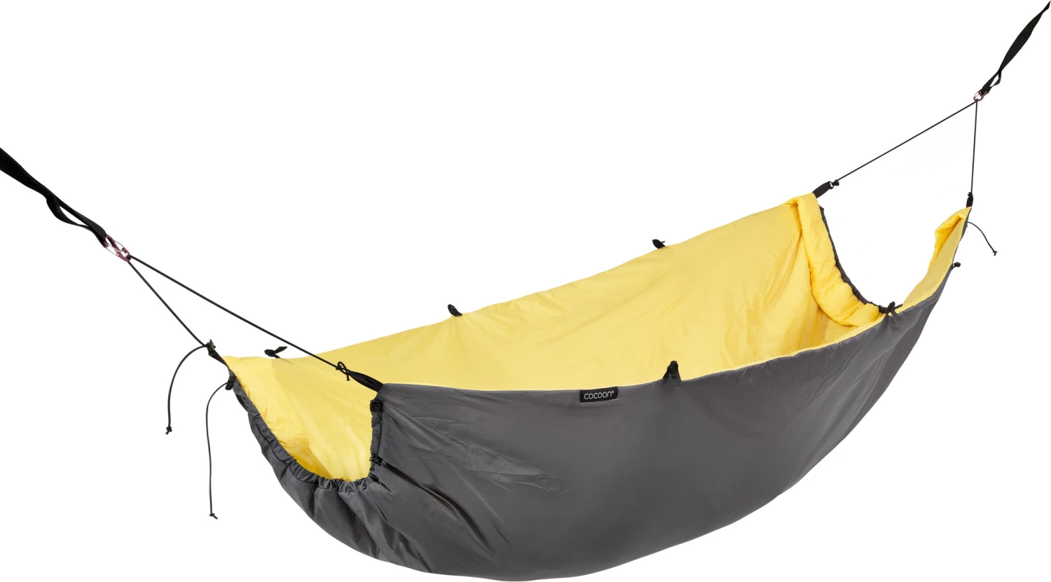 Cocoon Hammock Underquilt 205x122/88cm, Geel/grijs 3 Cocoon Hammock Underquilt 205x122/88cm, Geel/grijs