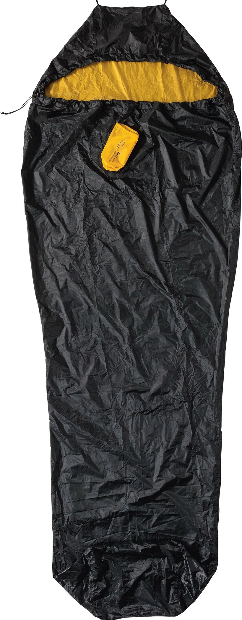 Cocoon Vapor Barrier Liner Ripstop Nylon Regular, Zwart/geel 3 Cocoon Vapor Barrier Liner Ripstop Nylon Regular, Zwart/geel