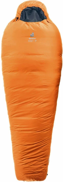 Deuter Orbit -5° Slaapzak Lang, Oranje/blauw