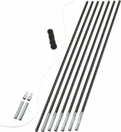 Easy Camp Pole DIY Set 12,5mm, Zwart