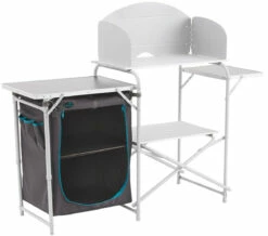 Easy Camp Sarin Keukentafel, Zwart/grijs