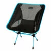 Helinox One Stoel, Zwart/turquoise 1 Helinox One Stoel, Zwart/turquoise -Nordisk Winkel helinox chair one black blue 1