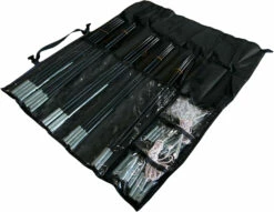 High Peak Fibreglass Repair Kit, Zwart