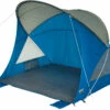 High Peak Sevilla Strandtent, Grijs/blauw -Nordisk Winkel high peak sevilla beach shelter grey blue 1