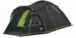 High Peak Talos 4 Tent, Zwart/groen