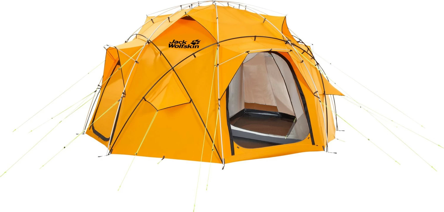 Jack Wolfskin Base Camp Dome Tent, Geel 3 Jack Wolfskin Base Camp Dome Tent, Geel