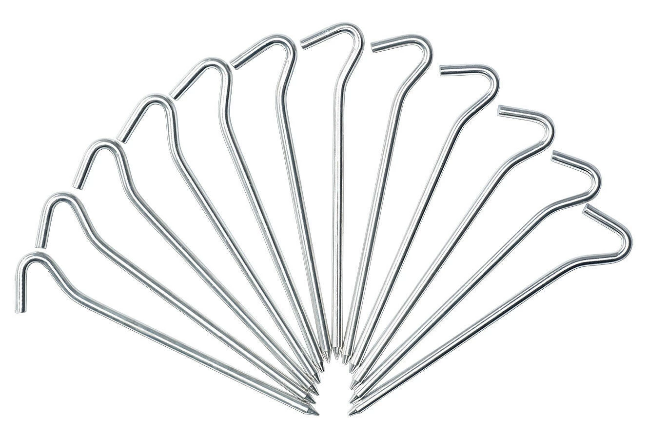 Jack Wolfskin Power Grondnagel 12 Stuks, Zilver 3 Jack Wolfskin Power Grondnagel 12 Stuks, Zilver