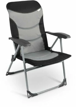 Kampa Skipper Leunstoel, Grijs/zwart