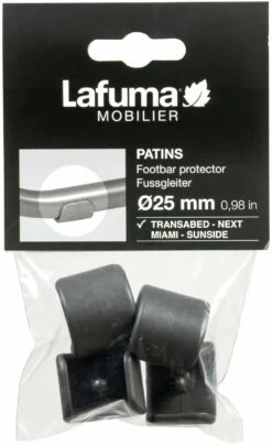 Lafuma Mobilier Footbar Protector Ø25mm 4 Stuks, Grijs