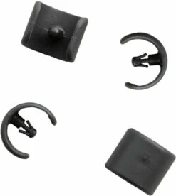 Lafuma Mobilier Voetbeschermer Diameter 20mm Voor RSX & Transats 2 Stuks, Zwart