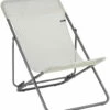 Lafuma Mobilier Maxi Transat Klapstoel Met Cannage Phifertex, Beige/grijs -Nordisk Winkel lafuma mobilier maxi transat sun lounger with cannage phifertex seigle ii titane 1