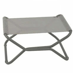 Lafuma Mobilier Next Voetenbankje Met Cannage Phifertex, Grijs