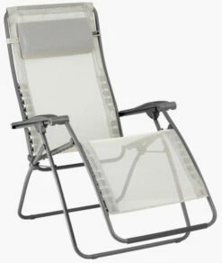 Lafuma Mobilier RSXA Clip Relax Stoel Batyline, Beige/grijs