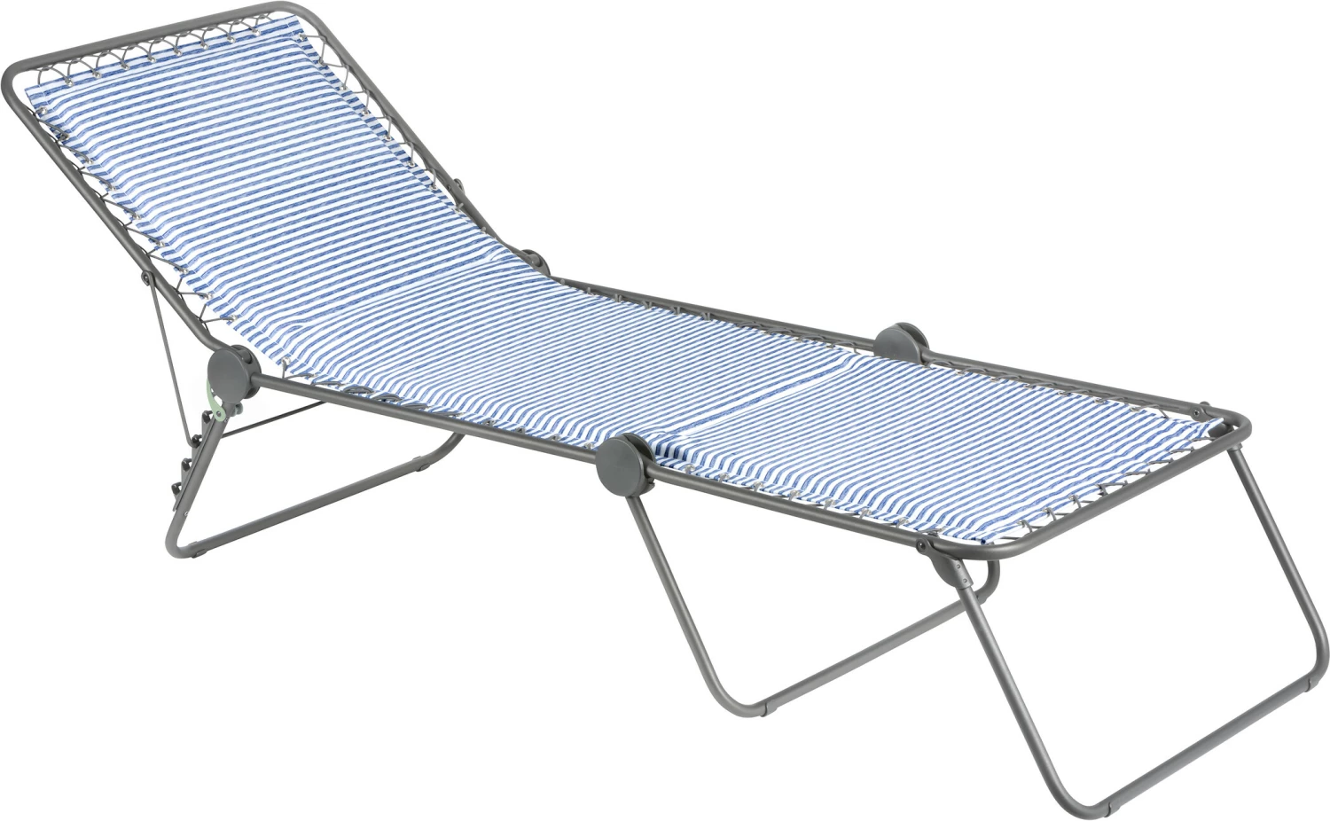 Lafuma Mobilier Siesta L Zonnebed Polykatoen, Blauw/wit 3 Lafuma Mobilier Siesta L Zonnebed Polykatoen, Blauw/wit