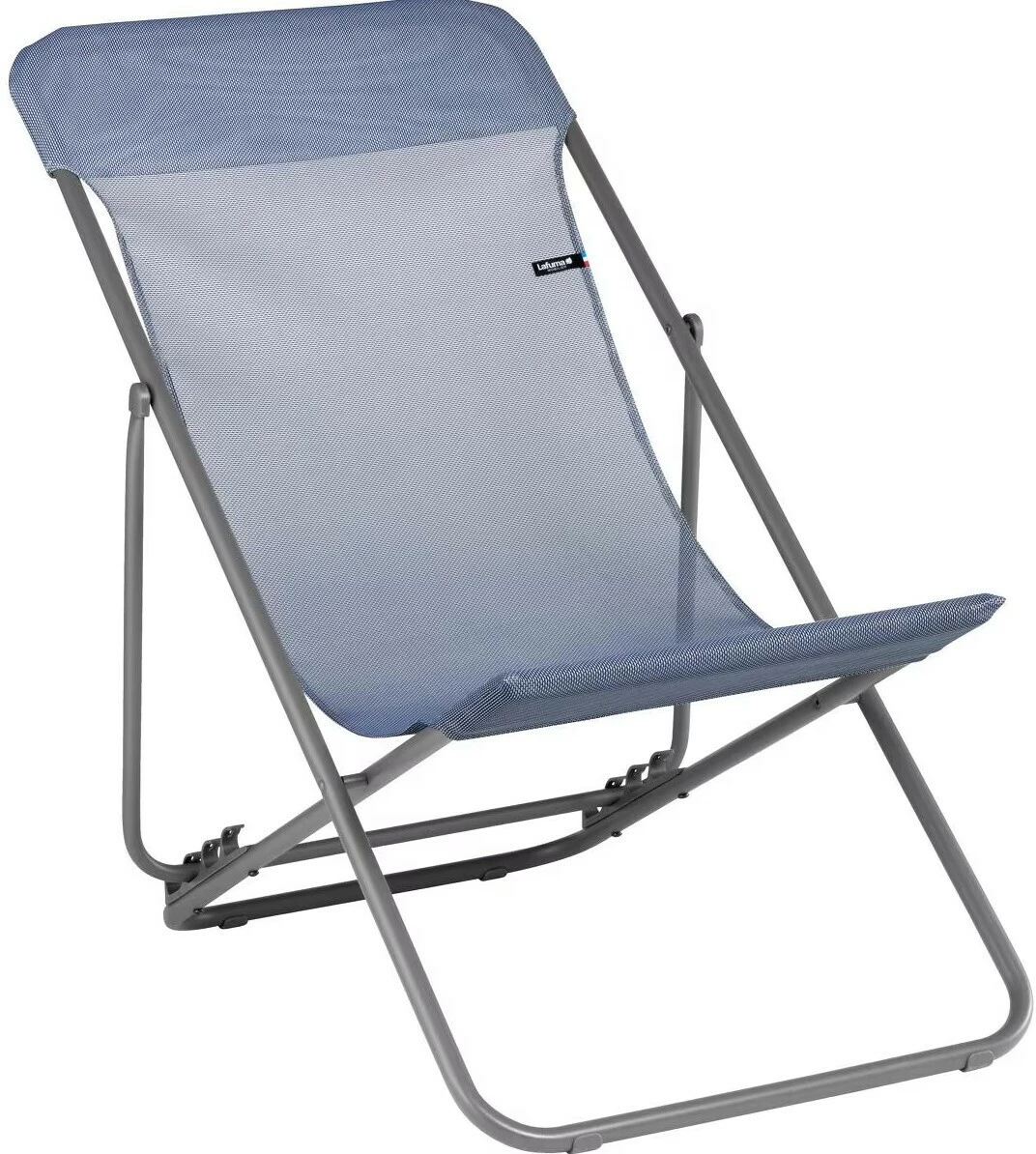 Lafuma Mobilier Transatube2 Strandstoel Batyline, Blauw/grijs 3 Lafuma Mobilier Transatube2 Strandstoel Batyline, Blauw/grijs