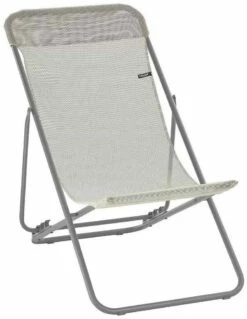Lafuma Mobilier Transatube2 Strandstoel Batyline, Beige/grijs