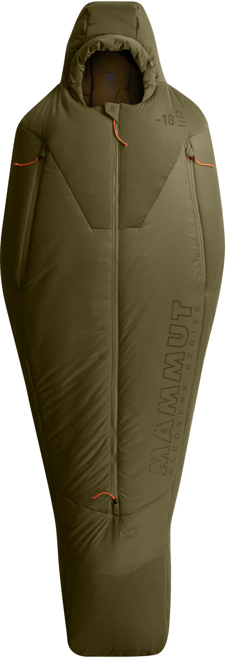 Mammut Protect Fiber Bag Slaapzak -18C S, Olijf 3 Mammut Protect Fiber Bag Slaapzak -18C S, Olijf