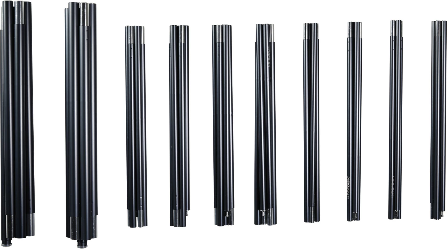 Nordisk Midgard 9.2 Alu Stokken Set 3 Nordisk Midgard 9.2 Alu Stokken Set