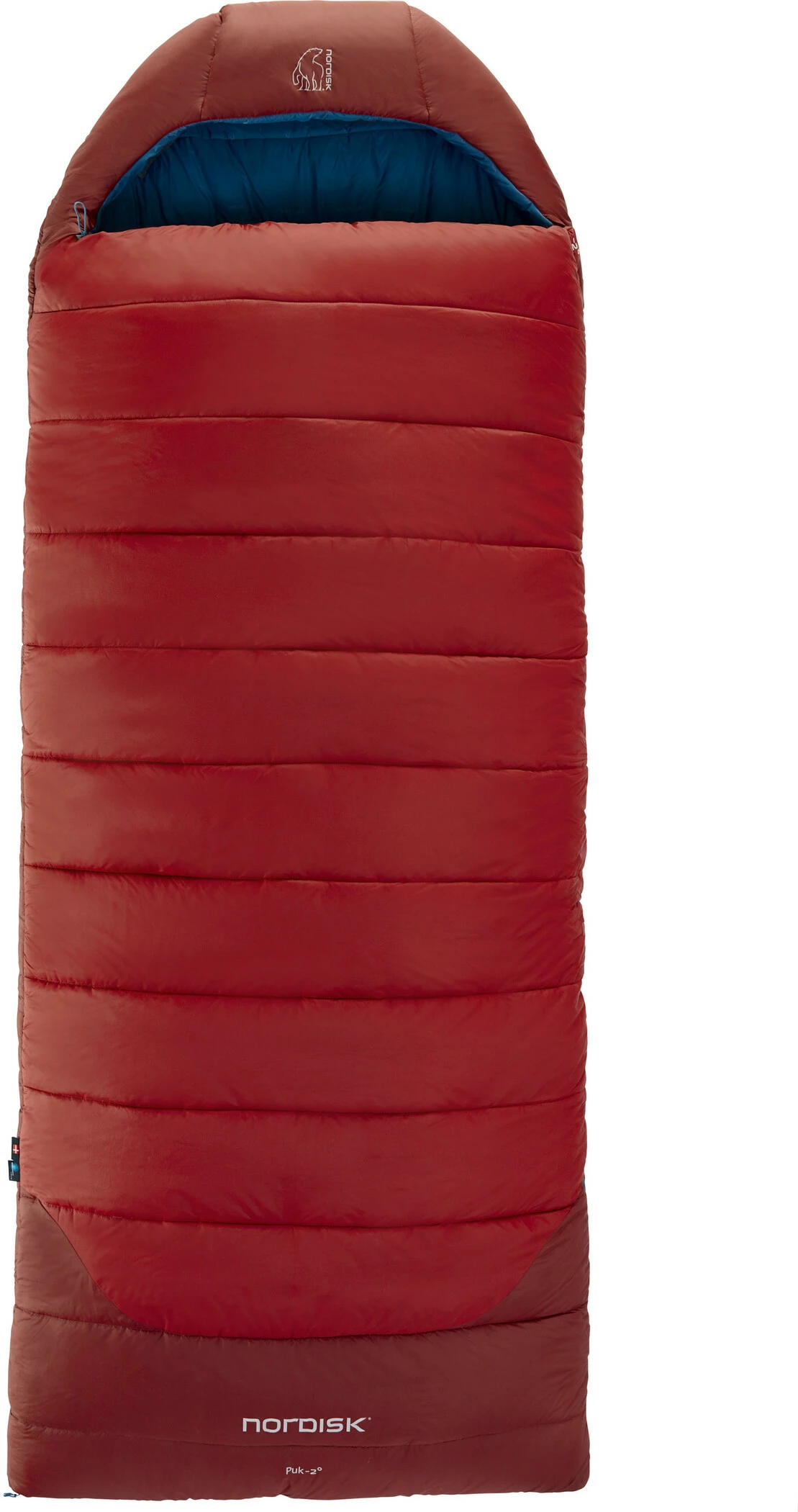 Nordisk Puk -2 Blanket Sleeping Bag M, Rood/blauw 3 Nordisk Puk -2 Blanket Sleeping Bag M, Rood/blauw