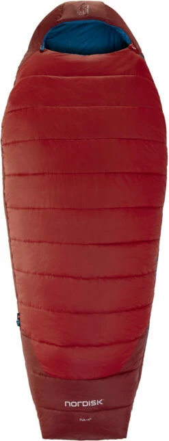 Nordisk Puk +4 Egg Slaapzak M, Rood/blauw