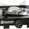 Outwell Appetizer 1 Burner Folding Stove, Zwart/zilver