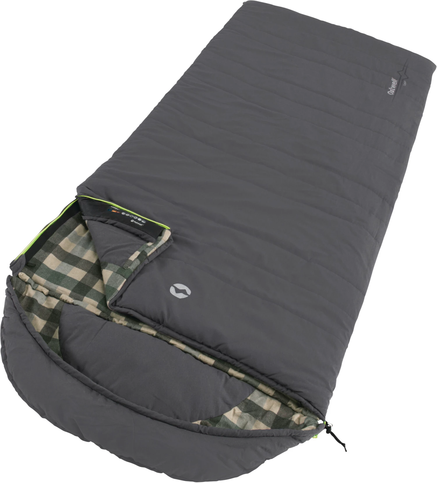 Outwell Camper Sleeping Bag, Grijs 3 Outwell Camper Sleeping Bag, Grijs
